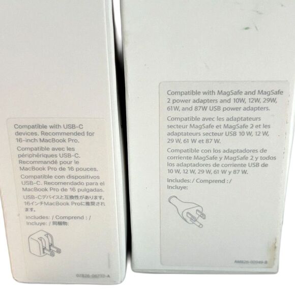 Apple 96W USB-C Power Adapter & Power Adapter Extension Cable Bundle-NIB - Picture 7 of 10